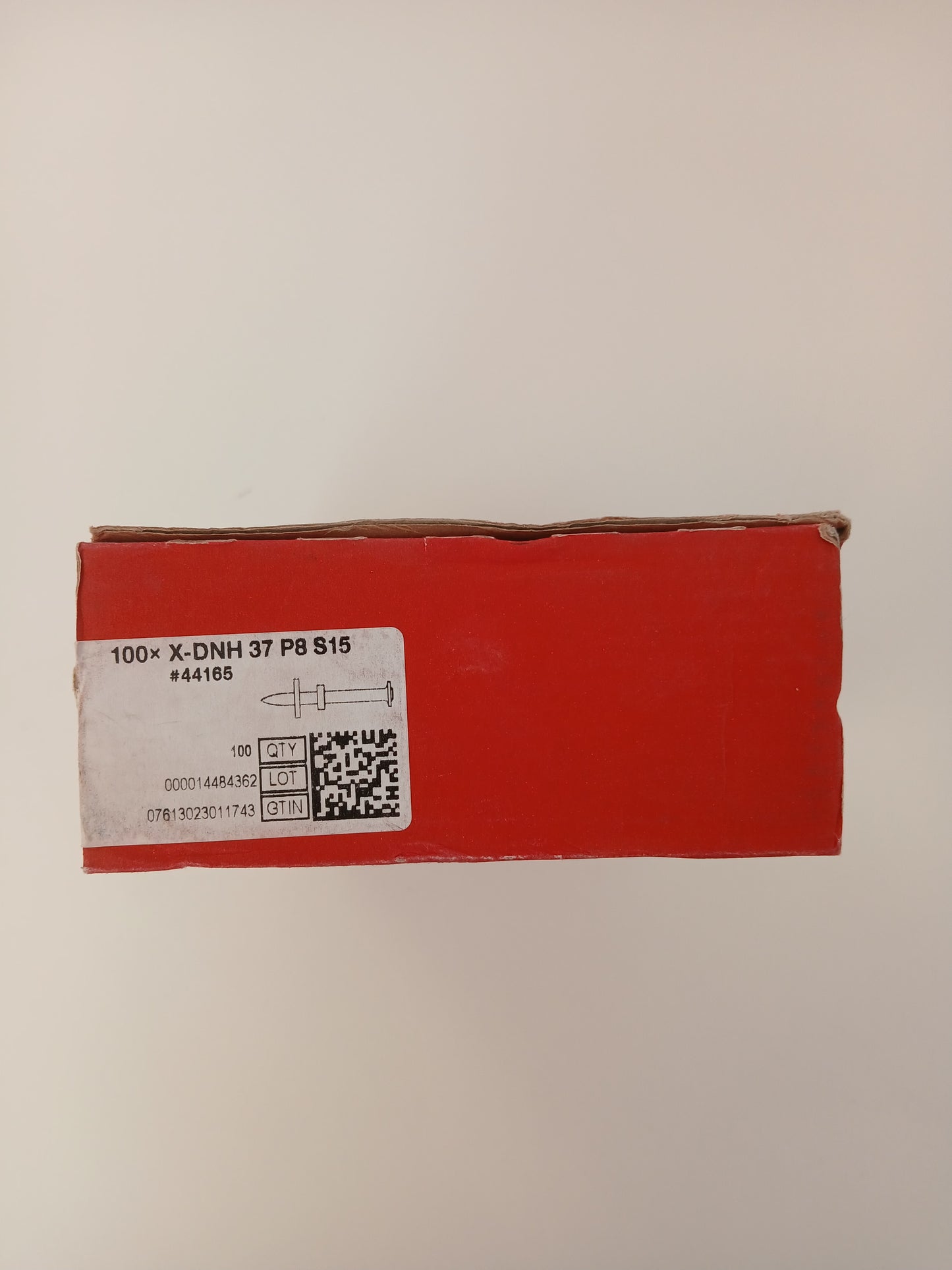 Hilti Kwik Nails X-DNH 37 P8 S15 37mm (Pack of 100)
