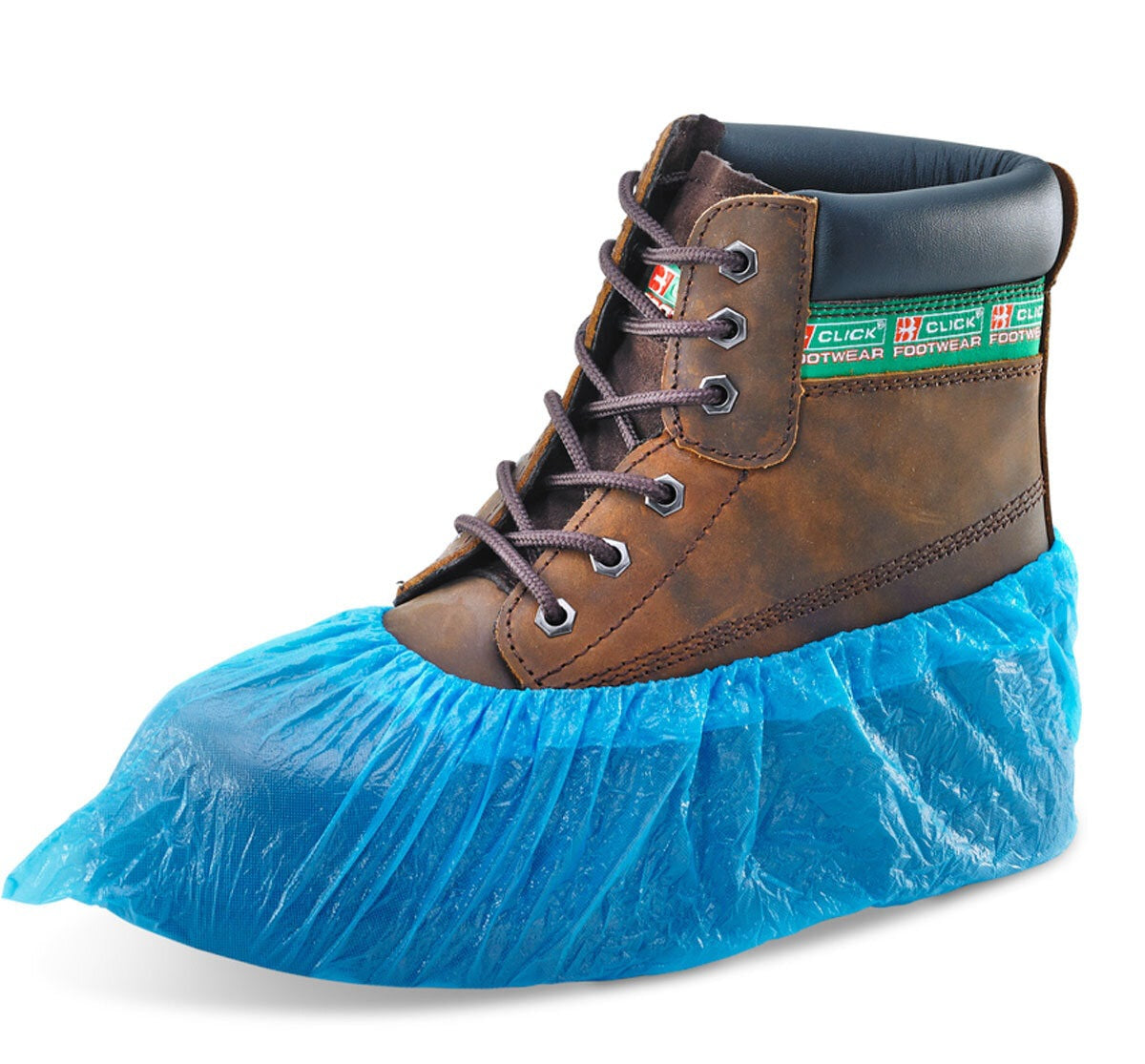Click Once Disposable Blue Overshoe Covers (Pack of 100)