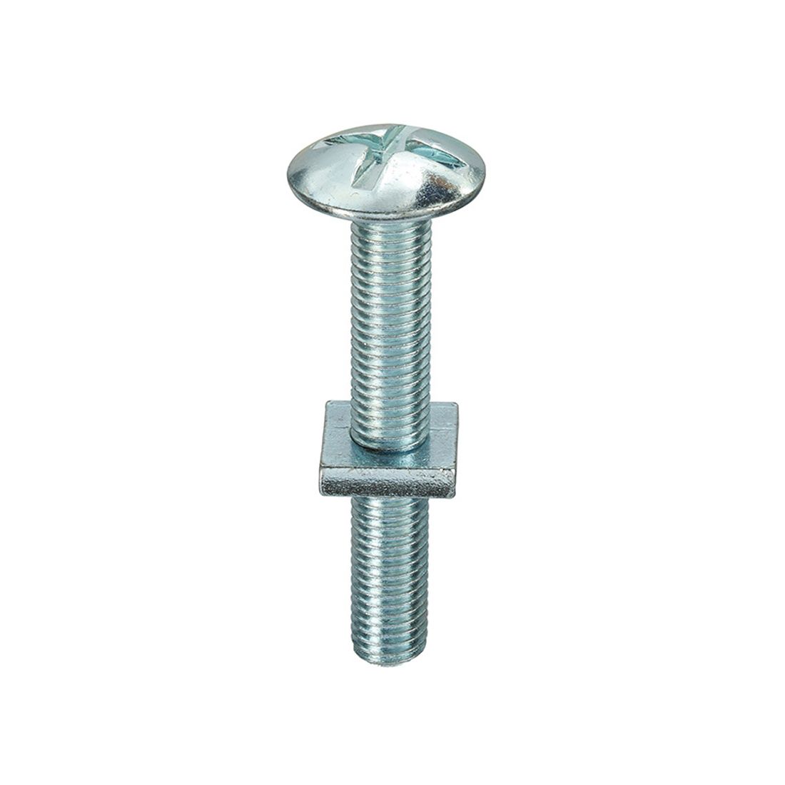 Unifix Mushroom Head Roofing Bolt and Square Nuts M6 x 20 (Pack of 200)