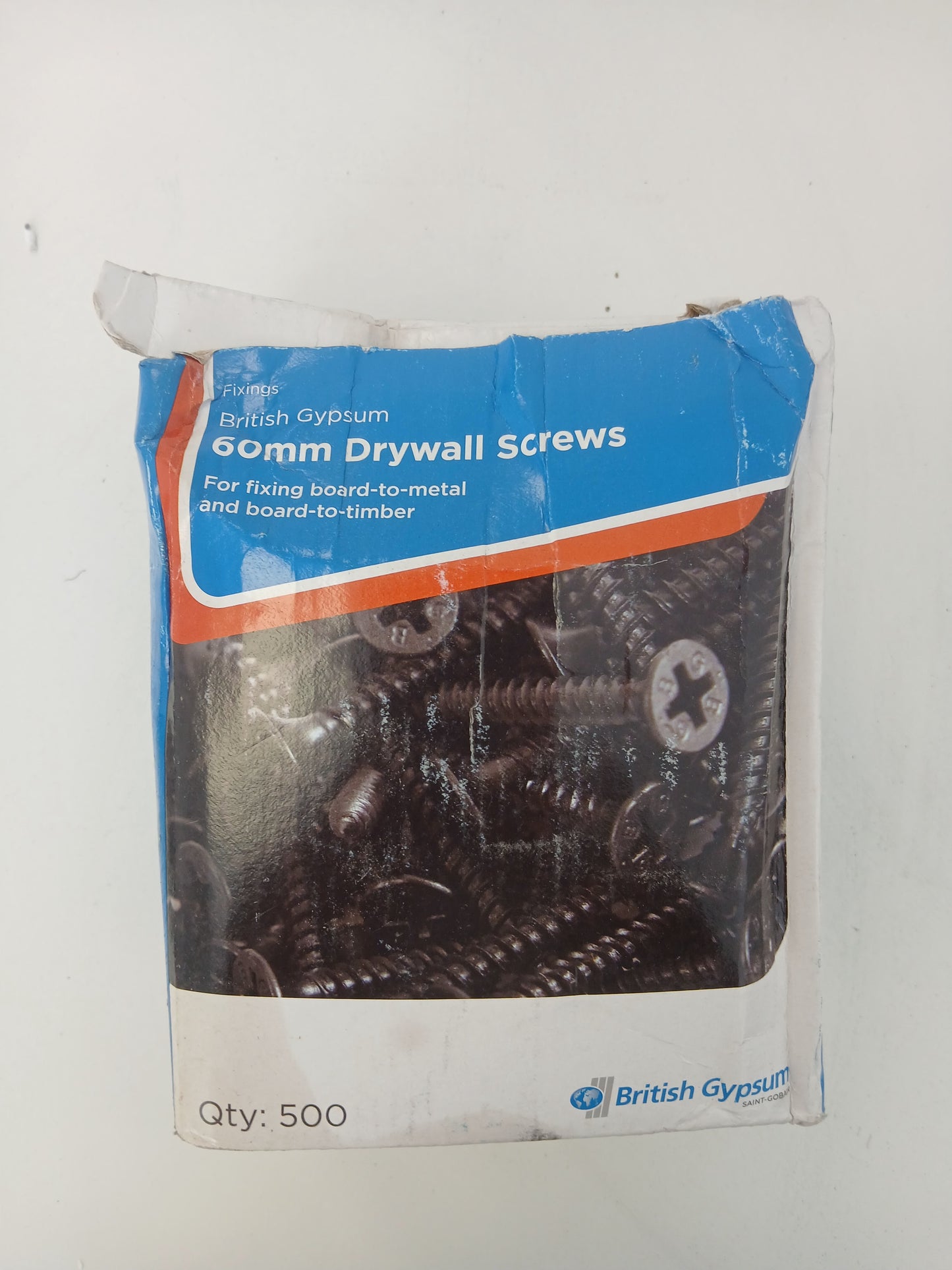 British Gypsum Drywall Screws 60mm (Pack of 500)