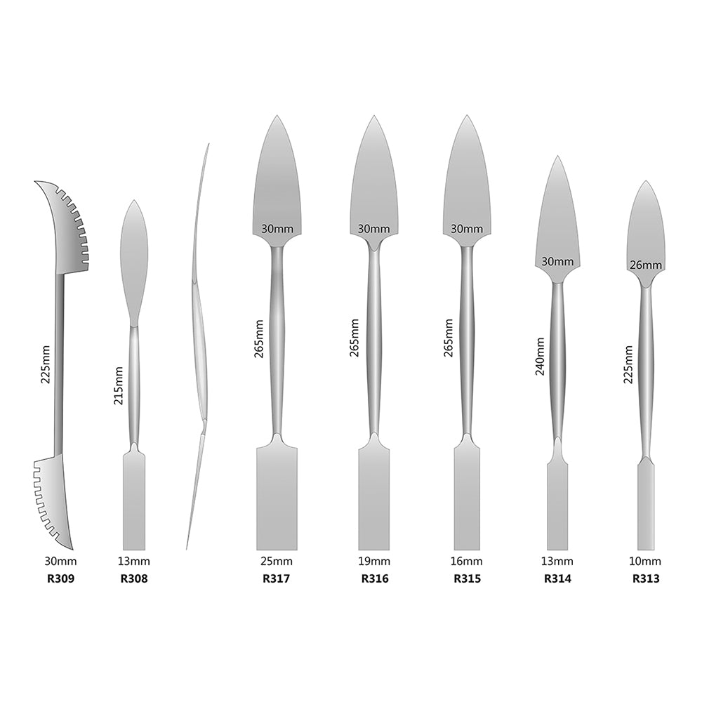 Ragni Small Tool Trowel & Small Square 19mm x 265mm
