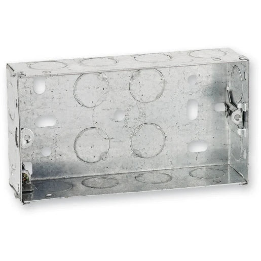 Newlec 2 Gang Mounting Box 35mm